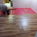 Floor Half done