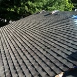 New architectural shingles being put on