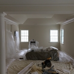 Chair railing installation