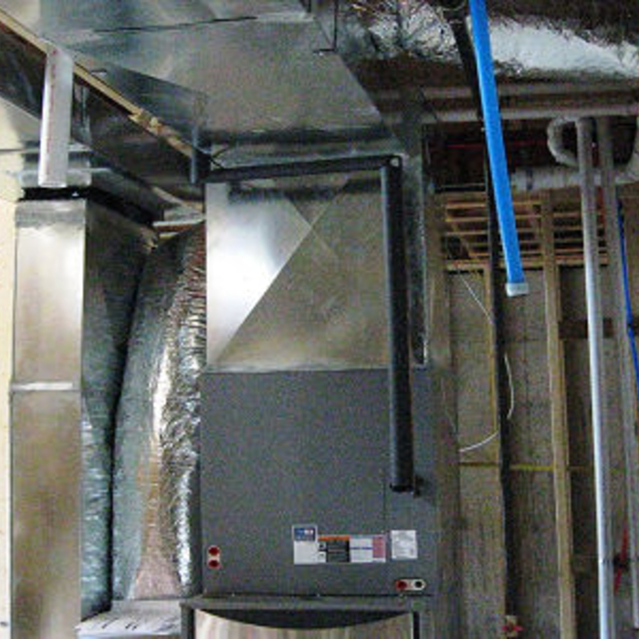 New AC Coil & Custom Duct Work
