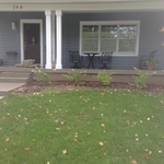 Front view of the patio