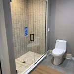 Shower glass