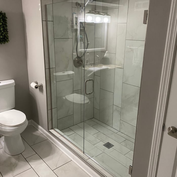 Shower glass