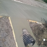 Culvert driveway install