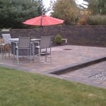 Patio and Retaing Wall