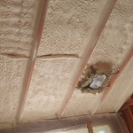 Spray Foam closed cell and open cell combined