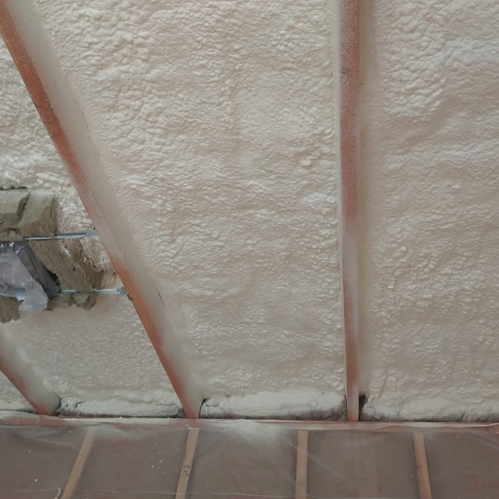 Spray Foam closed cell and open cell combined
