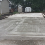 Garage Curb and Driveway