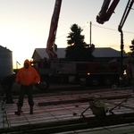 Getting ready for a pore at 6 a.m.