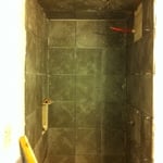 Stand shower tile