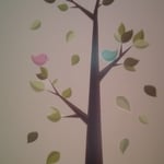 Color Blending around wall decal