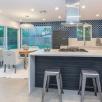 kitchen and dining area