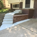 Steps and Retaining Wall