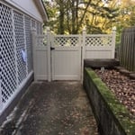 PVC Privacy Fence