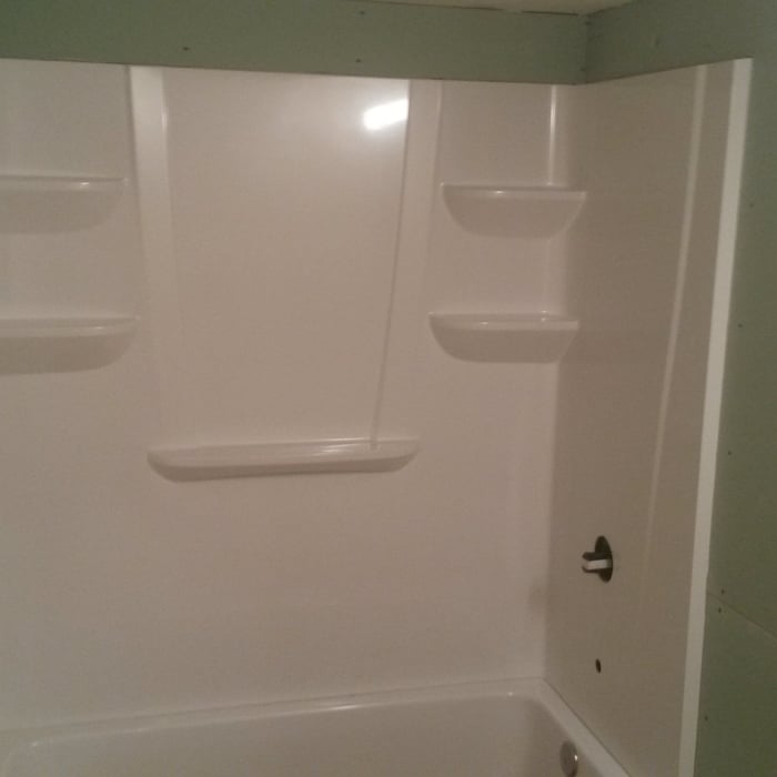 Tub Installed