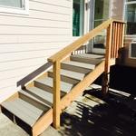 Custom wide step stairs!