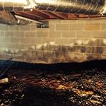 Crawlspace Before Waterproofing