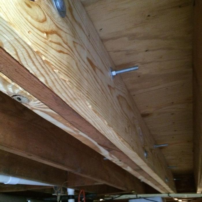 Crawlspace Floor Joist Repair
