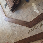 Hardwood on the stairs