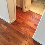Hardwood on the stairs