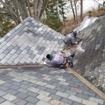 slate & copper Repair.