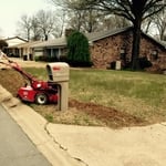 prepping the yard to lay sod