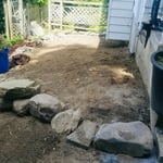 Backyard renovation