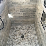 New walk in shower