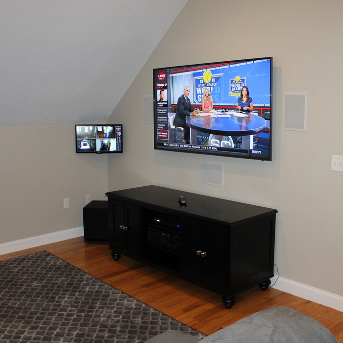 Mounted TV & Surveillance Monitor