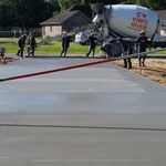 driveway pour