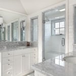 Marble counters, and doorway