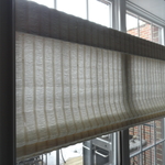 Castec natural grass roman shades