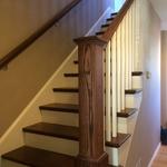 Replaced the wall with a custom banister