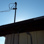 Above ground power lines