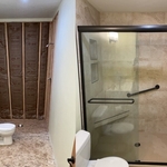 Before and After shower