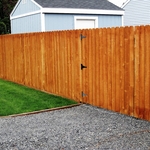 6' Privacy Fence with Double-Drive Gate