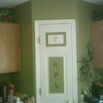 custom painted door