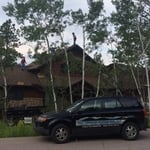 Roofing in progress