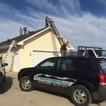 Roofing in progress