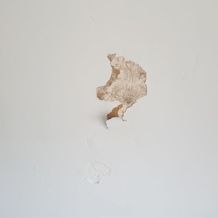 bad spots in wall