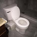 Bathroom with Toilet to resist sewage pressure