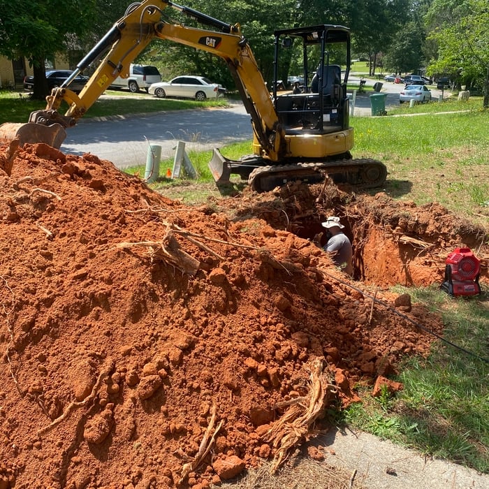 Starting to dig