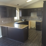 new floor, backsplash, cabinets
