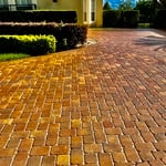 Driveway clean and sealed