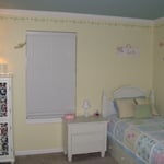 Ceiling, walls and trim.