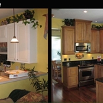 before and after kitchen remodel