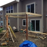 New cedar deck Build.