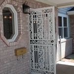 Wrought iron doors