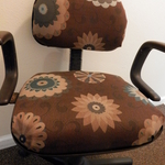 Reupholstered chair