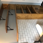 bathroom shelves